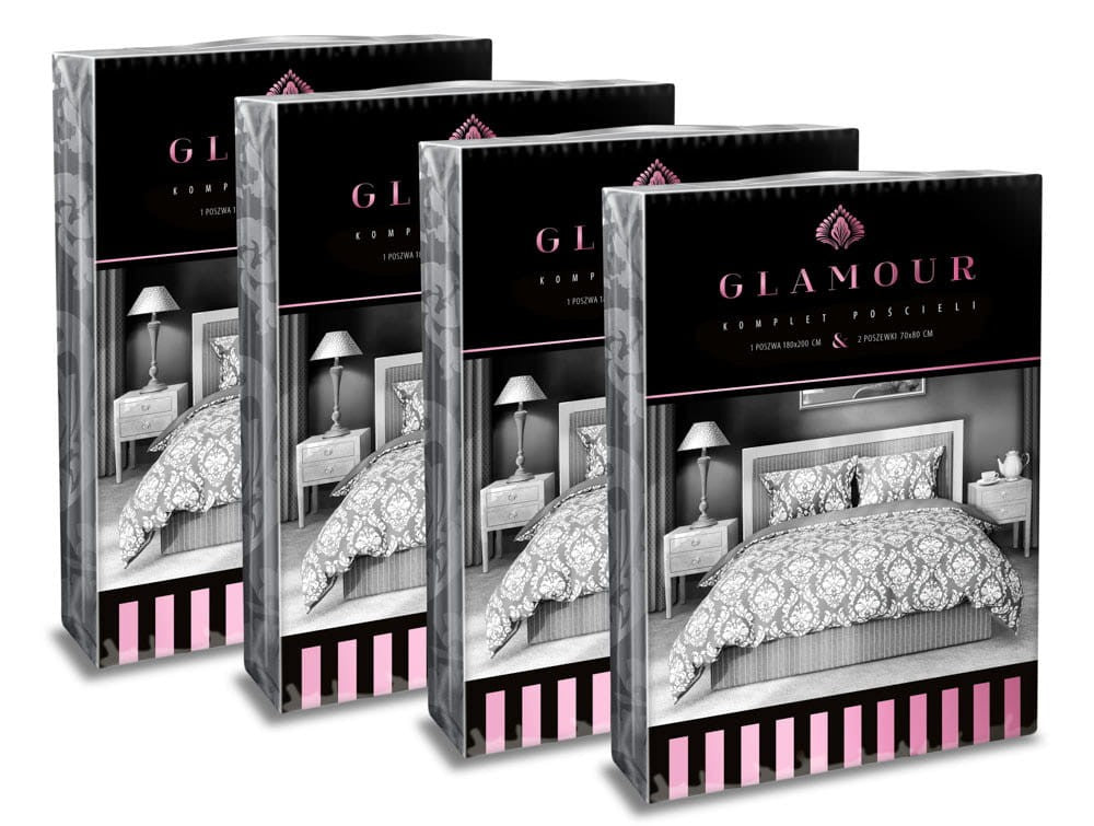 Pościel Glamour 5 - szara