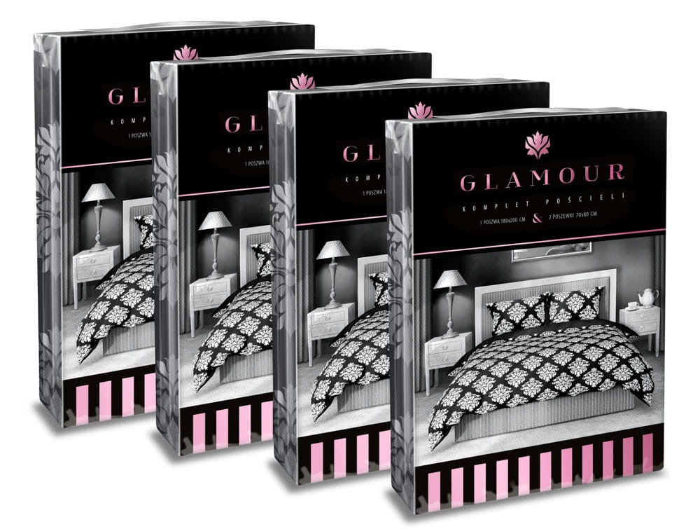 Pościel Glamour 7 - czarna