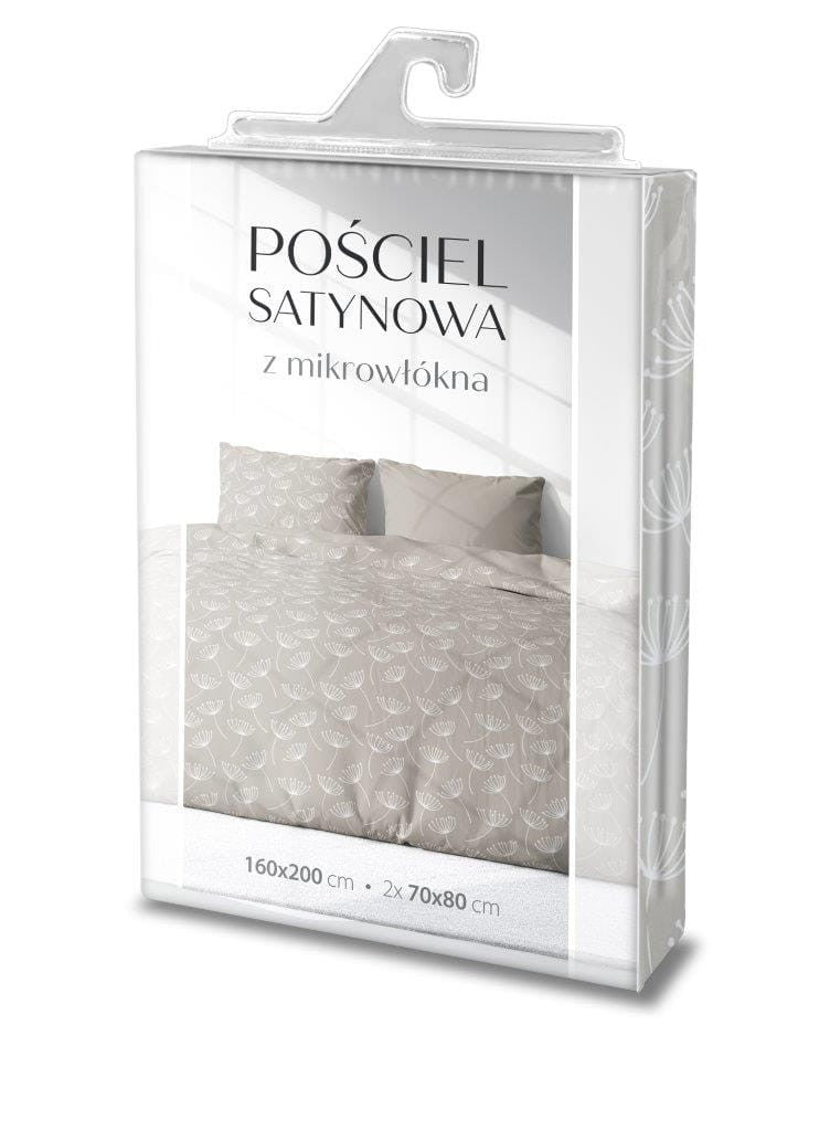 Pościel Boho 001 - biała w geometryczne formy