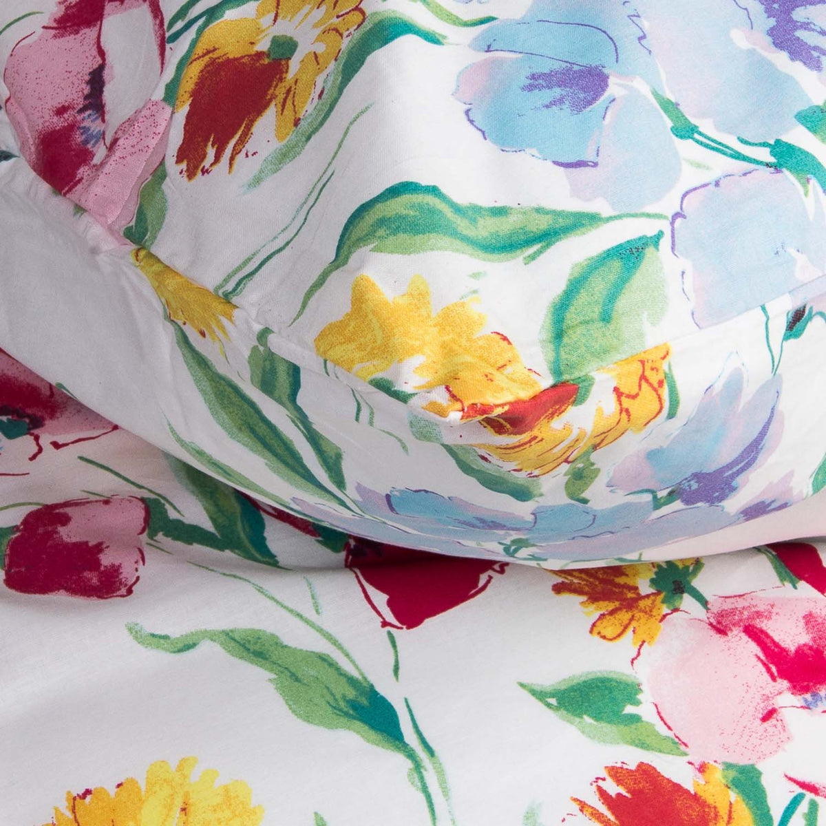 Pościel Pure Flannel 002 - kolorowa z motywem kwiatowym